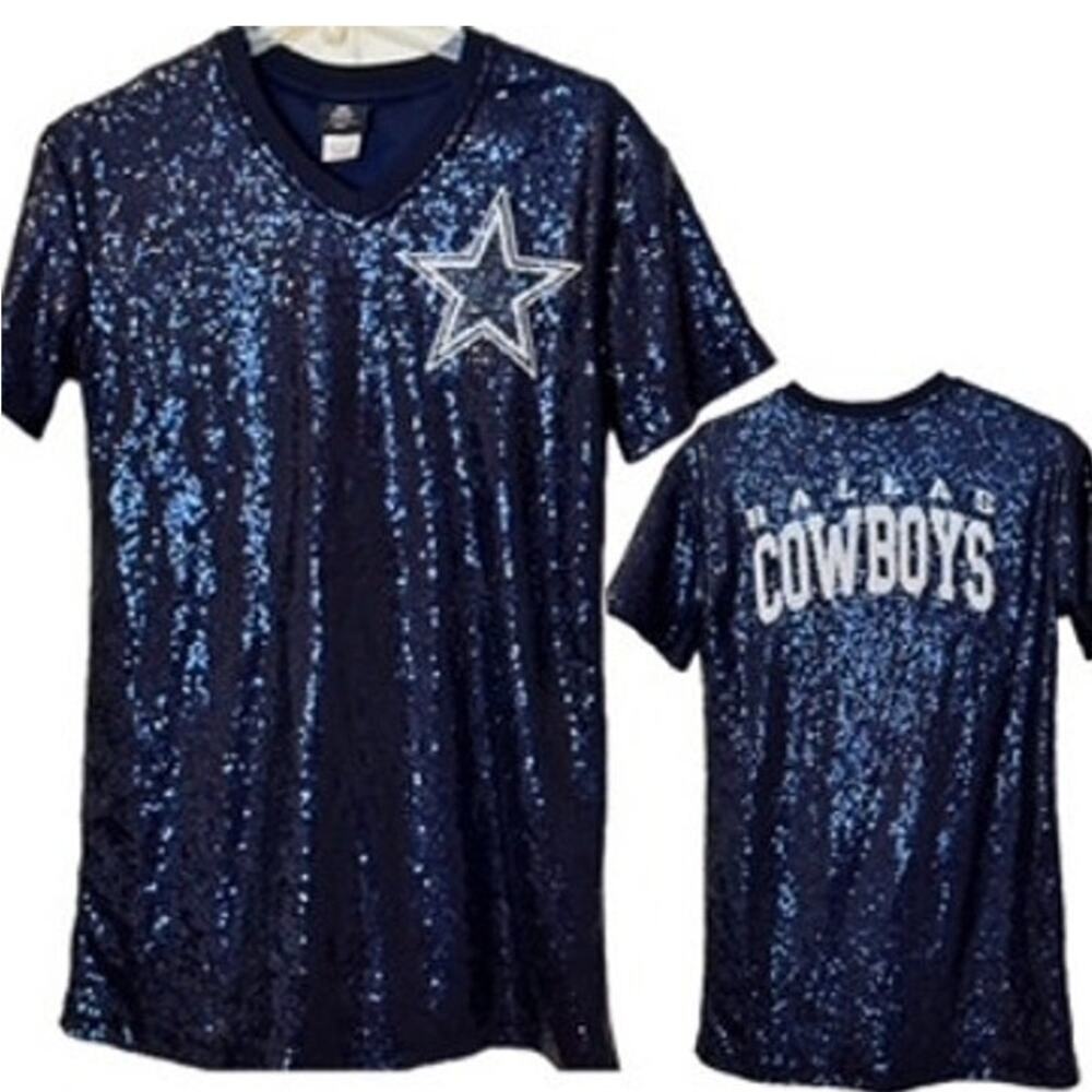 Dallas Cowboys NFL Sequin Lined Dress NWOT S